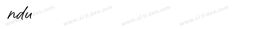 Yndu字体转换