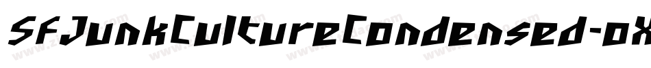 SfJunkCultureCondensed-oXvq字体转换 SfJunkCultureCondensed-oXvq字体转换