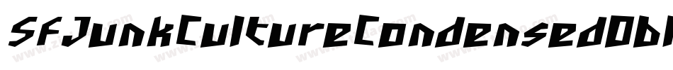 SfJunkCultureCondensedOblique-Wop9字体转换 SfJunkCultureCondensedOblique-Wop9字体转换