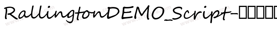 RallingtonDEMO_Script字体转换