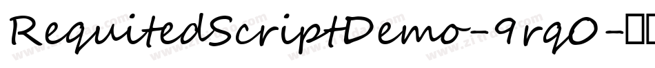 RequitedScriptDemo-9rq0字体转换