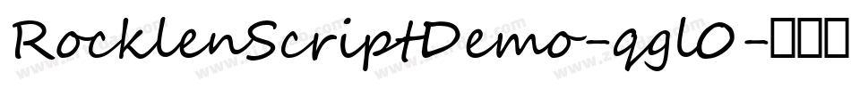 RocklenScriptDemo-qgl0字体转换