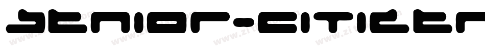 Senior-Citizen字体转换