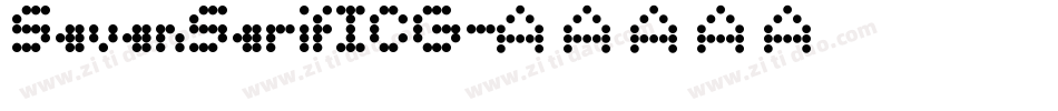 SevenSerifICG字体转换