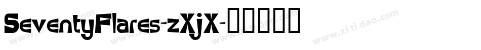 SeventyFlares-zXjX字体转换