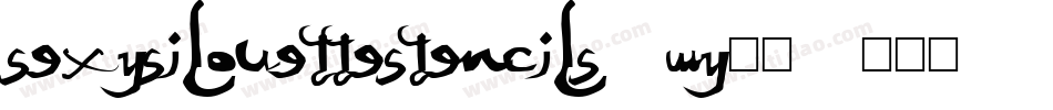 SexySilouetteStencils-Wy89字体转换