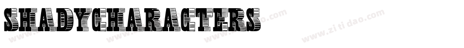 ShadyCharacters字体转换