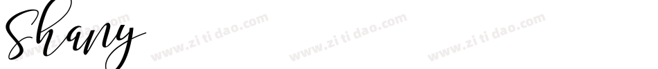 Shany字体转换