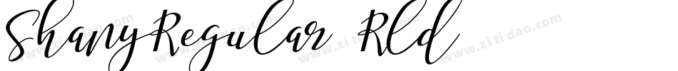 ShanyRegular-2Rld字体转换