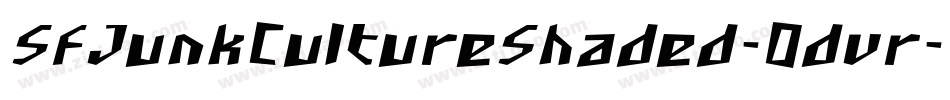 SfJunkCultureShaded-0dvr字体转换