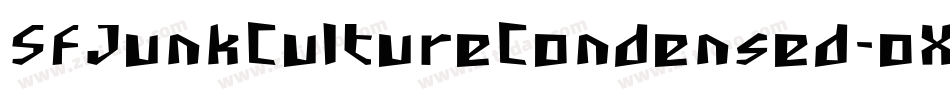 SfJunkCultureCondensed-oXvq字体转换 SfJunkCultureCondensed-oXvq字体转换