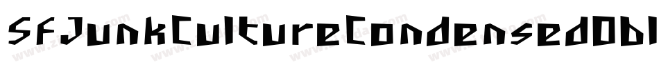 SfJunkCultureCondensedOblique-Wop9字体转换 SfJunkCultureCondensedOblique-Wop9字体转换