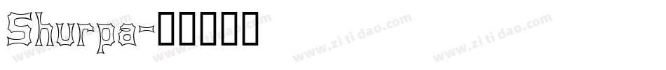Shurpa字体转换