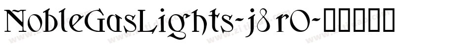 NobleGasLights-j8rO字体转换