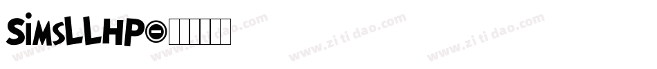 SimsLLHP字体转换