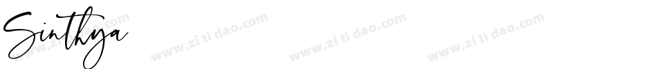 Sinthya-2字体转换