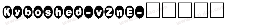Kyboshed-vZnE字体转换