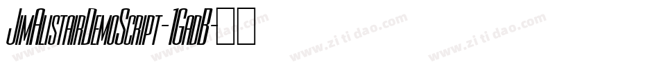 JimAlistairDemoScript-1GadB字体转换