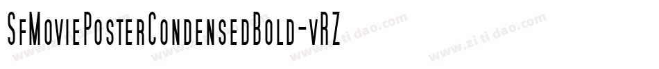 SfMoviePosterCondensedBold-vRZD字体转换 SfMoviePosterCondensedBold-vRZD字体转换