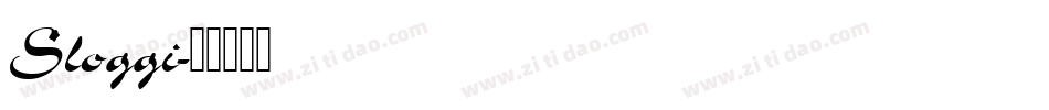 Sloggi字体转换