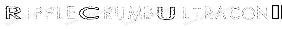 RippleCrumbUltracon-7GR字体转换