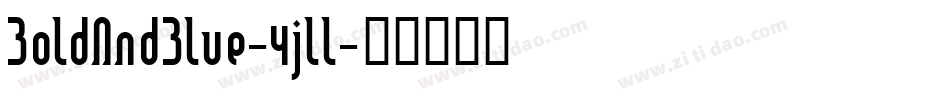 BoldAndBlue-4jll字体转换