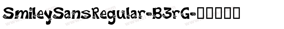 SmileySansRegular-B3rG字体转换