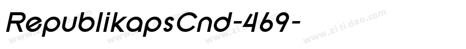 RepublikapsCnd-469字体转换