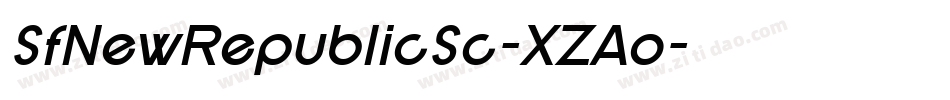 SfNewRepublicSc-XZAo字体转换 SfNewRepublicSc-XZAo字体转换