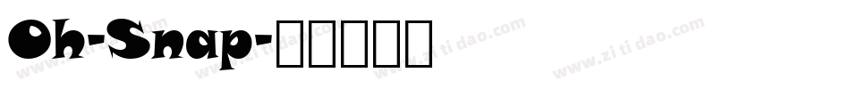 Oh-Snap字体转换