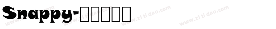 Snappy字体转换