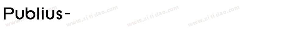 Publius字体转换