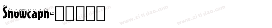 Snowcapn字体转换