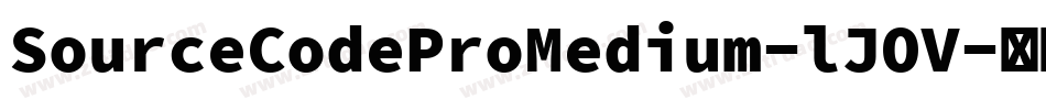 SourceCodeProMedium-lJOV字体转换