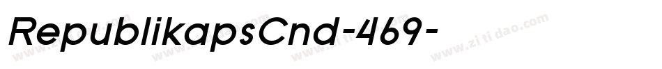 RepublikapsCnd-469字体转换