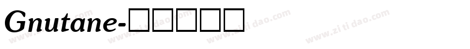 Gnutane字体转换