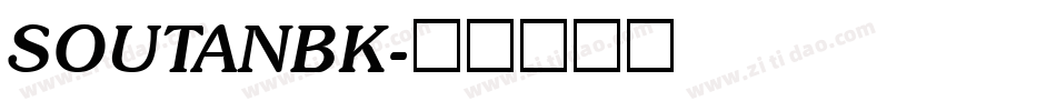 SOUTANBK字体转换