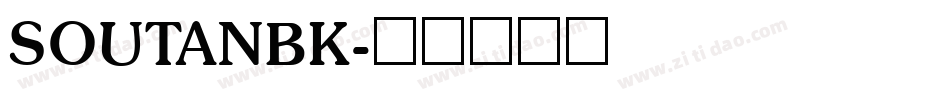 SOUTANBK字体转换