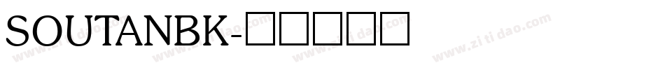 SOUTANBK字体转换