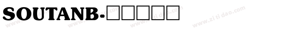 SOUTANB字体转换