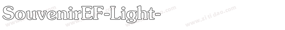 SouvenirEF-Light字体转换