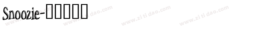 Snoozie字体转换