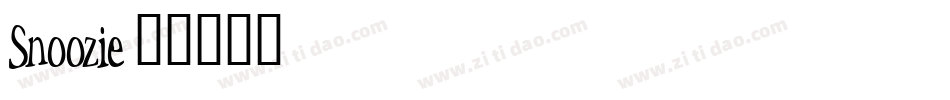 Snoozie字体转换