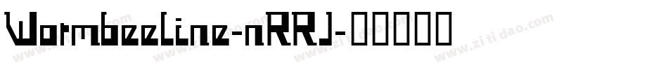 Wormbeeline-nRRJ字体转换