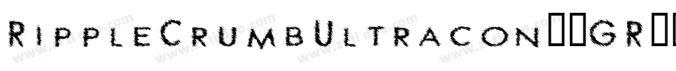 RippleCrumbUltracon-7GR字体转换
