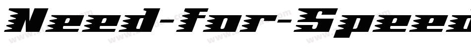 Need-for-Speed字体转换