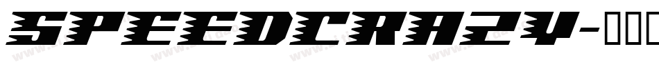 SPEEDCRAZY字体转换