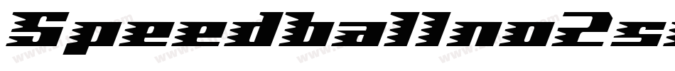 Speedballno2sw-w2mP字体转换