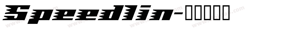 Speedlin字体转换