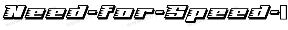 Need-for-Speed字体转换